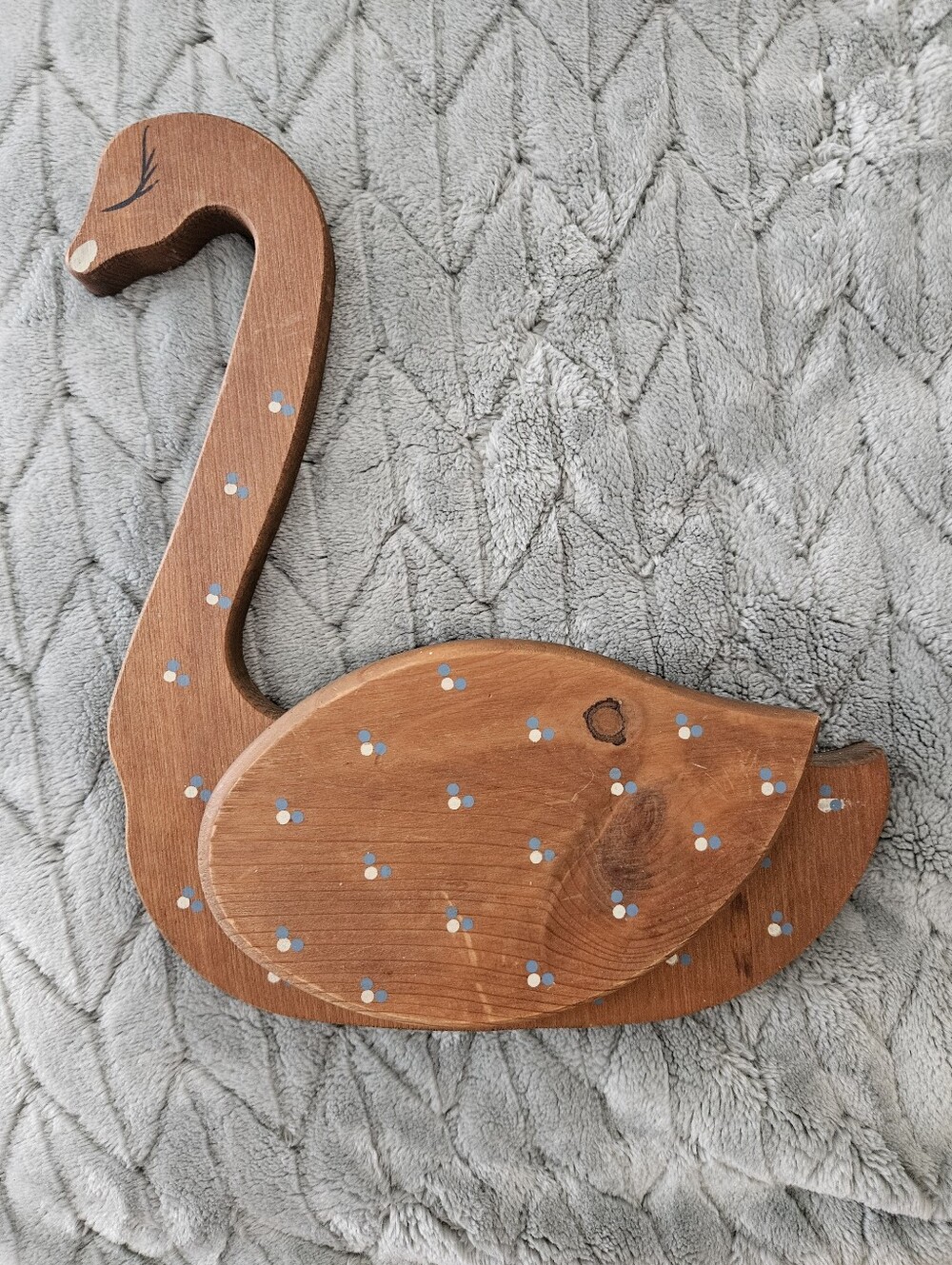 Vintage Swan Mail Holder